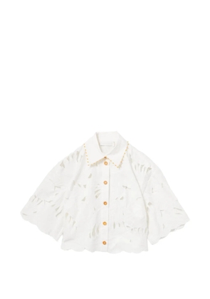 ZIMMERMANN Mahon shirt - Neutrals