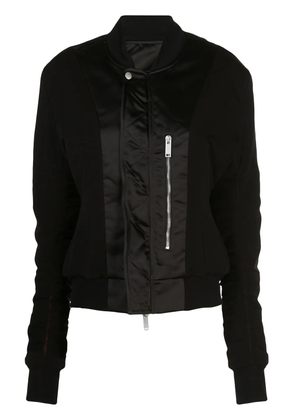 UNRAVEL PROJECT zip-up bomber jacket - Black