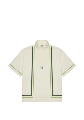 Malbon Golf Playa Windshirt stripe-trim jacket - Neutrals
