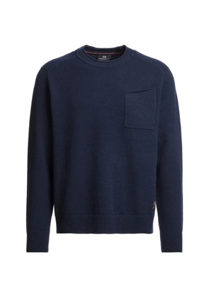 Parajumpers Enego patch-pocket crew-neck sweater - Blue