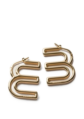 Miu Miu metal earrings - Gold