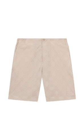 Off-White Arrow monogram bowling shorts - Neutrals
