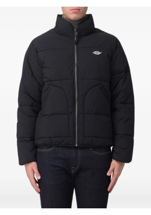 DICKIES quilted logo-patch jacket - Black
