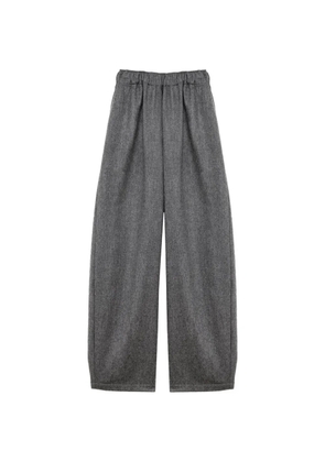 THELATEST Dora drawstring elasticated-waist trousers - Grey