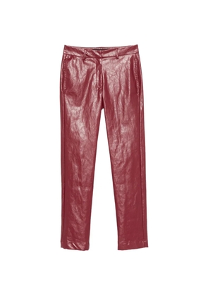 Federica Tosi belt-loop pocket trousers - Red