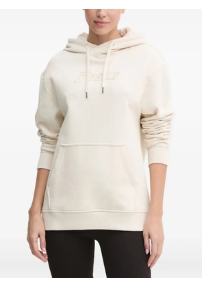 ASICS logo-detailed hoodie - Neutrals