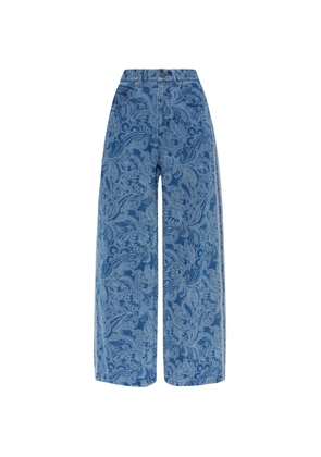 adidas Liberty London Firebird Mid-Rise Straight jeans - Blue