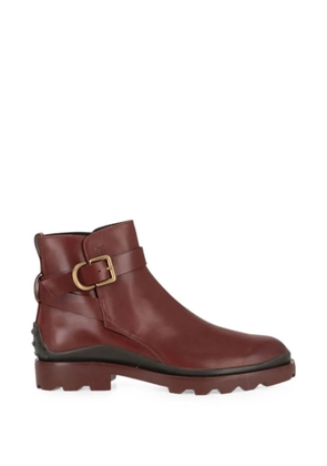 Tod's buckle-fastening Gomma ankle boots - Brown