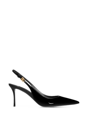 Dolce & Gabbana patent slingback pumps - Black