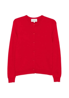 BOMPARD crew-neck button-up cardigan - Red