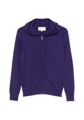 BOMPARD zip-up cashmere cardigan - Purple
