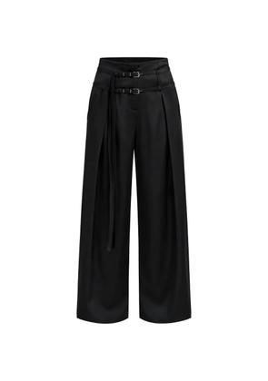 Grace Ling Relic high-waisted trousers - Black
