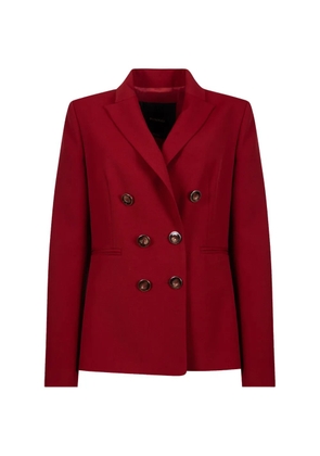 PINKO double-breasted peak-lapel blazer - Red