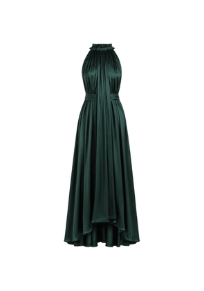 SA SU PHI Frida pleated maxi dress - Green