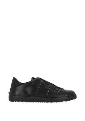Valentino Garavani Rockstud Untitled leather sneakers - Black