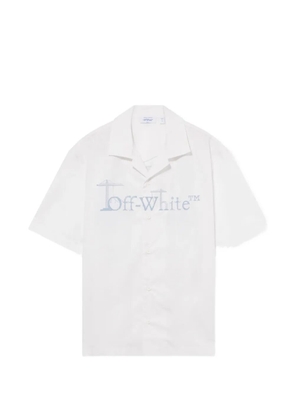 Off-White City Nature poplin bowling shirt