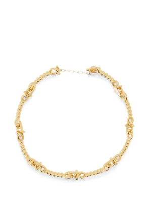 Ferragamo Twisted Gancini necklace - Gold