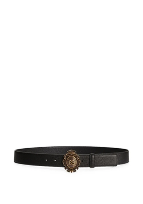 Dolce & Gabbana logo belt - Black