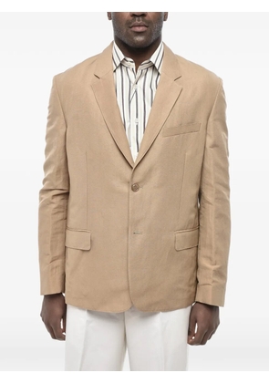 Givenchy single-breasted flap-pocket blazer - Neutrals