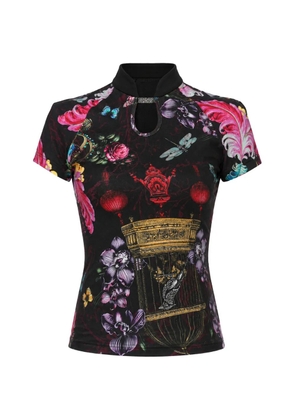 Versace Jeans Couture Qipao Plachet C T-shirt - Black