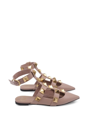 Valentino Garavani Pre-Owned Roman Stud ballet flats - Neutrals