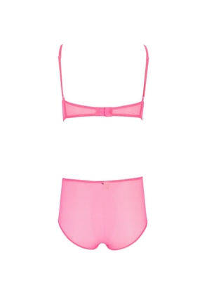 Laura Urbinati bow-detail mesh briefs - Pink