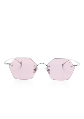 Eyepetizer Carnaby geometric-frame sunglasses - Purple