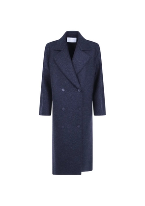 Harris Wharf London double-breasted coat - Blue