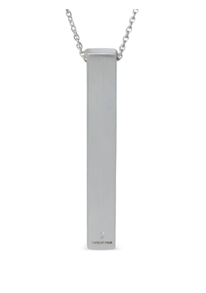 Parts of Four Cuboid necklace - Silver