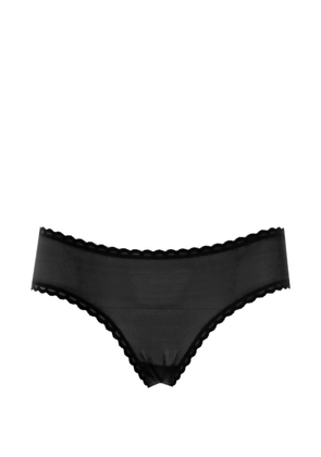 Laura Urbinati tulle scalloped-edge briefs - Black