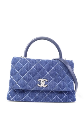 CHANEL Pre-Owned CC Coco Handle denim shoulder bag - Blue