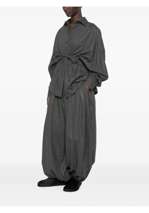 THELATEST pleated balloon-hem pants - Grey