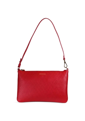 Coccinelle mini C-Easy pebbled-leather shoulder bag - Red