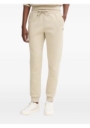 Armani Exchange logo-patch drawstring track pants - Neutrals