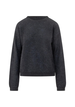 Fabiana Filippi ribbed-knit crew-neck sweater - Grey