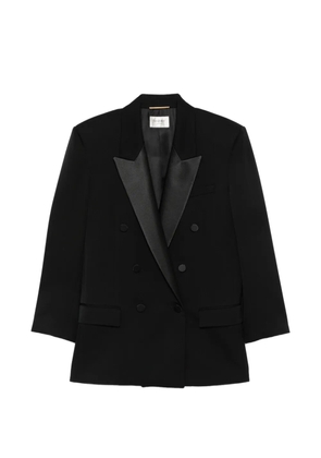 Saint Laurent double-breasted peak-lapels blazer - Black