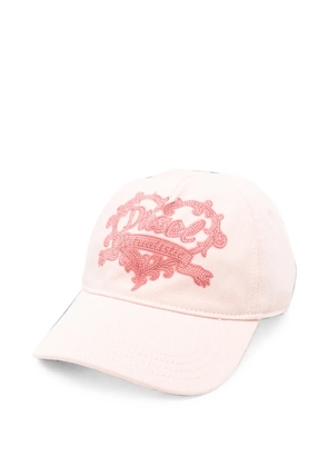 Diesel C-Rit crystal-embellished baseball cap - Pink