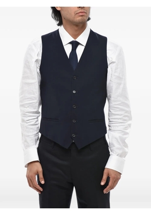Corneliani button-up tailored waistcoat - Blue