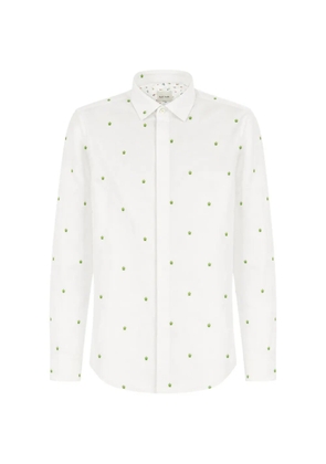 Paul Smith apple-print poplin shirt - White