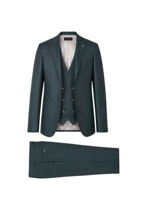 LUIGI BIANCHI MANTOVA three-piece tailored suit - Green