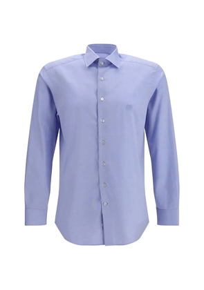 ETRO Roma logo-embroidered shirt - Blue