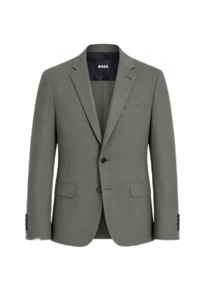 BOSS single-breasted notched-lapels suit jacket - Grey