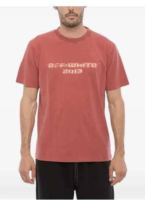 Off-White logo-print Bacchus-print T-shirt - Red