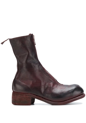 Guidi front zip boots - Pink
