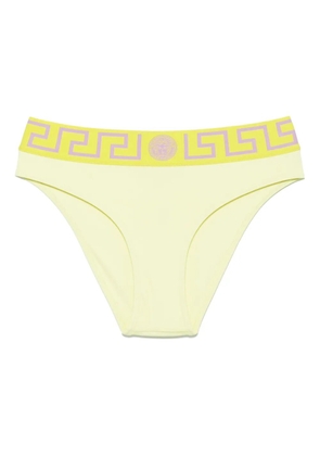 Versace Greca border bikini bottom - Yellow