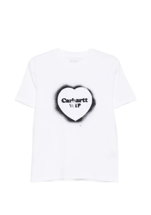 Carhartt WIP Spray Heart logo-print T-shirt - White