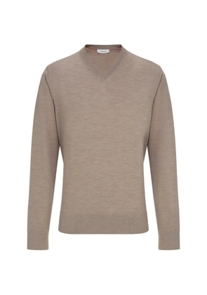 Ferragamo knitted V-neck sweater - Neutrals