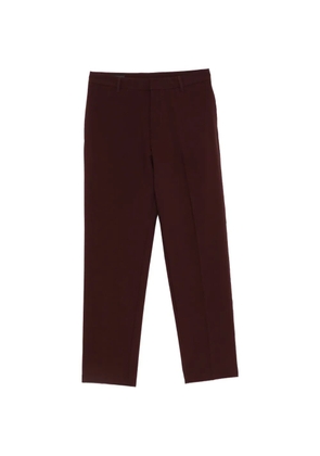 Emporio Armani pressed-crease straight-leg trousers - Purple