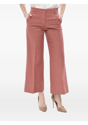 QL2 cropped tailored trousers - Pink