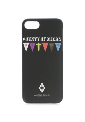 COUNTY OF MILAN logo-print iPhone 7 case - Black